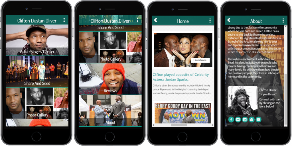 Actor Actress custom app