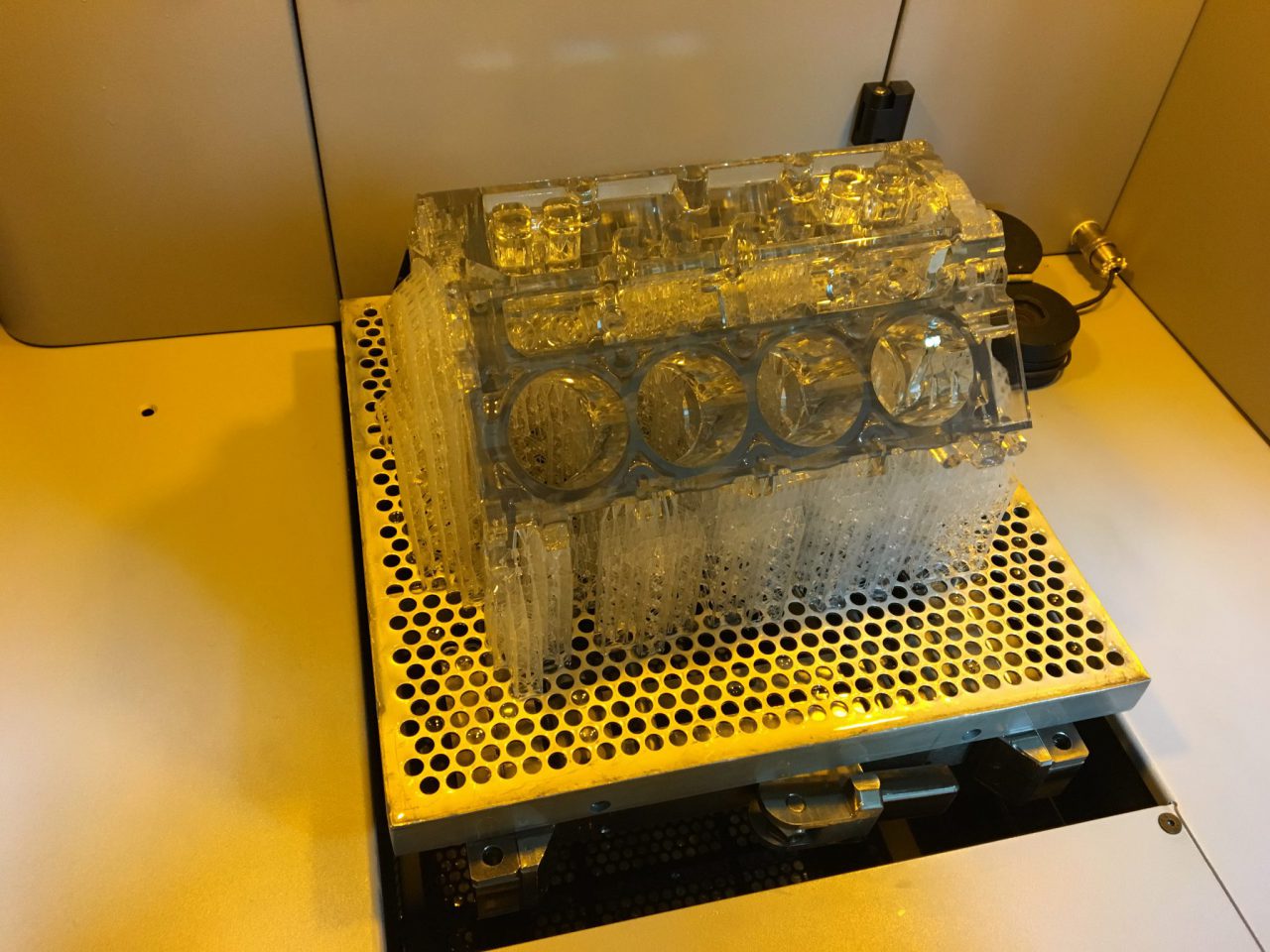 Stereolithography, one of the oldest and most established 3D printing